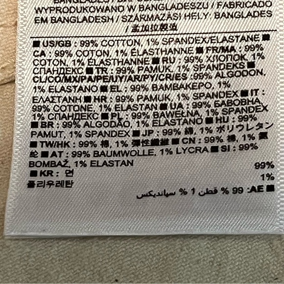 Banana Republic Shorts Womens Size 30 Tan Beige Cut Off Jean Shorts Denim - Picture 4 of 10